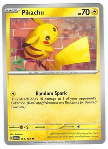 #051/162 Pikachu Common | SV05: Temporal Forces NM - Picture 1 of 2