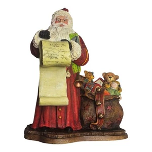 Ellen Stoffer St. Nicholas Vintage First Edition 2000 # 8 Santa W/ List and Bag - Picture 1 of 7