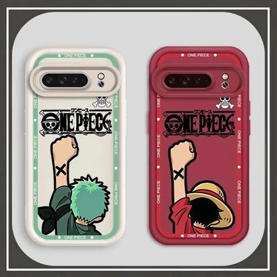 One piece Roronoa Zoro Luffy Soft TPU Shockproof Phone case For Google Pixel - Image 1 of 3