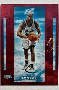 Shaquille O'Neal 2023 Panini The National Red #SO Serial Numbered 36/99 - Bild 1 von 2