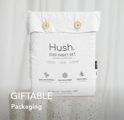 HUSH ICED COOLING SHEET AND PILLOWCASE SET - Image 1 of 4
