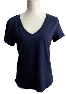 Neu mit Etikett Southern Tide marineblaues kurzärmliges T-Shirt mit V-Ausschnitt Größe S - Bild 1 von 6