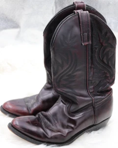 Botas occidentales para hombre Laredo 4216 London punta almendra negras cereza talla 9 EW - Imagen 1 de 5