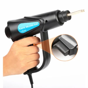 Kit de soldadura de plástico para reparación de parachoques de automóvil grapadora caliente máquina de pistola de soldadura de plástico - Imagen 1 de 10