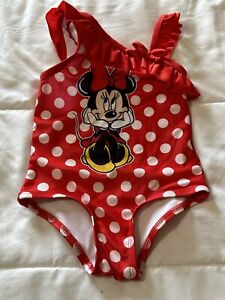 New Baby Girl’s Size 18 Month Disney Junior Minnie Mouse Swimsuit Swim Outfit