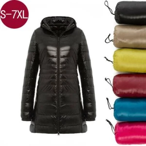 Womens 90% White Duck Down Coat Jacket Puffer Warm Ultra-light Hoodie S-7XL - Picture 1 of 36