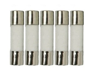 Witonics Pack of 5, Fast Blow Ceramic Fuse 630mA (0.63A) 250V, 5x20mm - Picture 1 of 1