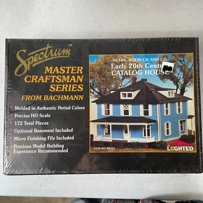 Vintage Bachmann Spectrum HO Master Craftsman Series #88001 Sears Catalog House - Image 1 of 4