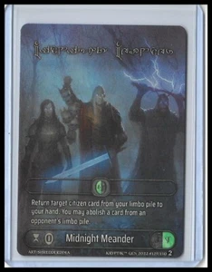 2022 Kryptik Genesis Wave 2 Prize Promo #129/150 Midnight Meander Foil TCG - Picture 1 of 2