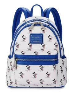 Zaino Disney World Parks Topolino Americana Patriotic USA Loungefly Nuovo - Foto 1 di 1