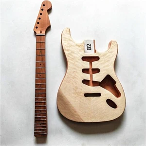 Customized Electric Guitar,Roasted Maple Neck Quilted Maple Top Mahogany Body - Picture 1 of 24