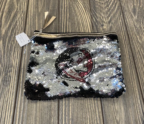 Spirit Products Florida State Seminoles Reverse Sequin Bag Clutch Zip Up Storage Cover