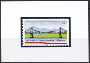 Color Print, Germany Sc2245 Architecture, Bridge, Joint Issue - Picture 1 of 1
