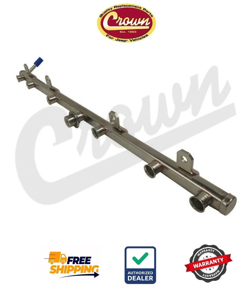 Nuevo riel de combustible Crown para 97-06 Wrangler / 96-01 Cherokee / 95-04 Grand Cherokee Foto 1 de 1