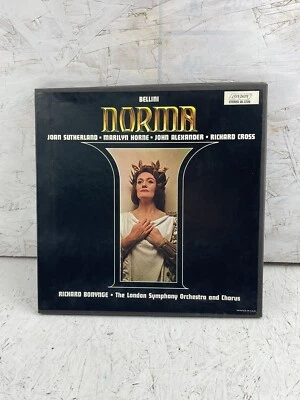 Bellini Norma, Joan Sutherland, London Stereo OSA1394, 3 LP Box VG+ 1G Pressing - Image 1 of 4