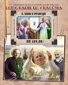 St Thomas - 2021 Karol Wojtyla Anniversary - Stamp Souvenir Sheet - ST210322b - Picture 1 of 1