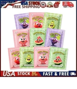 Kaely 10 Pack Fruit Face Masks for Kids, Spa Party Facial Mask Skincare Set - Picture 1 of 11