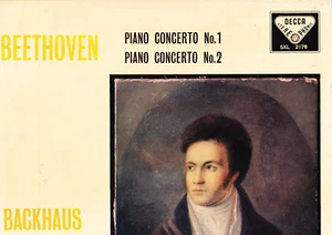 SXL 2178 WBG ED1 UK - BACKHAUS - BEETHOVEN - PIANO CONCERTO 1 & 2 - VPO - EX+/NM - Picture 1 of 2