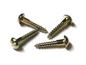 100 Stück MINI-Holzschr. DIN 96 (Schlitz) Messing-vernickelt 2x10 bis 2,5x16mm - Bild 1 von 3