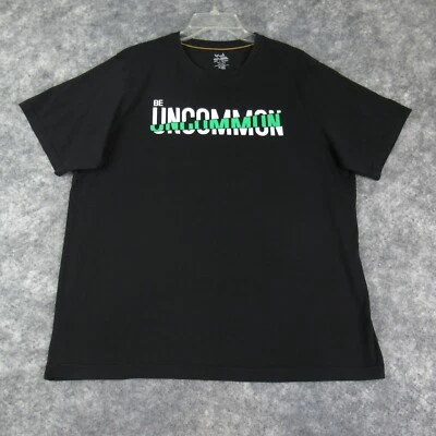 Camisa Splash Basics Para Hombre Extra Grande Negra Manga Corta Sólida Be Poco Común Crew Foto 1 de 4