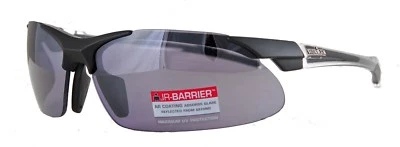 Ironman Foster Grant Inertia X Sunglasses Black Clear Frame / Smoke Lens (new) - Image 1 of 3