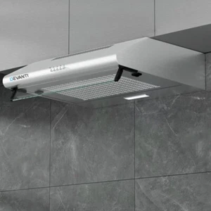 Devanti 600mm Range Hood 60cm Rangehood Kitchen Canopy LED Light Stainless Steel - Picture 1 of 7