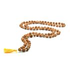 Natural Rudraksha 108 Japa Mala Necklace Buddhist Prayer Beads Handamde Nepal