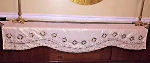 Kim Seybert Gold Perlen Weihnachten Urlaub Tischläufer Mantel Schal 24"x 84" Neu mit Etikett - Bild 1 von 9
