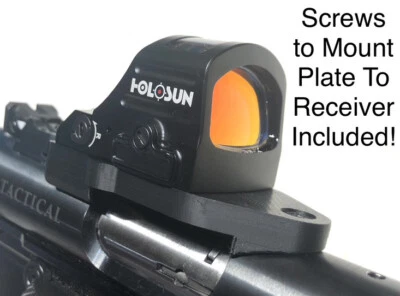 Ruger Mark Series Red Dot Mount Plate For RMR Style Footprint Optics Adapter