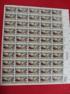 Doc Scott# 1551 Currier and Ives Christmas 10¢ 1974 Sheet of 50 MNH - Picture 1 of 5