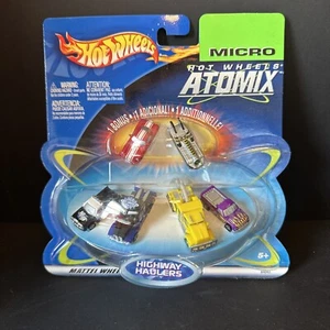 Hot Wheels Micro Atomix Highway Haulers - New In Package - Picture 1 of 6