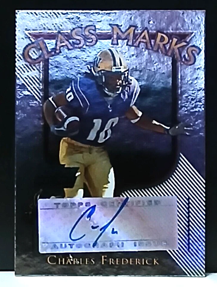 C. Frederick 2005 Topps Draft Picks and Prospects Class Marks Autographs (20/50) - Image 1 of 2