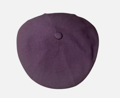 Kangol плоская крышка шляпа мужской размер большой фиолетовый тропический Galaxy винтажный - Изображение 1 из 4