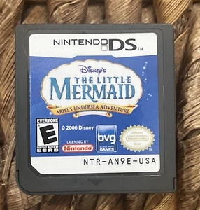 Cartucho de Videojuego Disney Little Mermaid Nintendo DS AUTÉNTICO Solo PROBADO USADO EN EXCELENTE ESTADO - Imagen 1 de 2