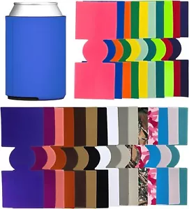 TahoeBay Unsewn Can Cooler Embroidery Blanks (25-Pack) 12oz 12oz, Multicolor - Picture 1 of 6