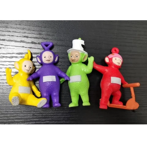 4 Pieces Teletubbies ACTION FIGURE TOY 12CM Kids Collection Toy ( Color Random) Cover