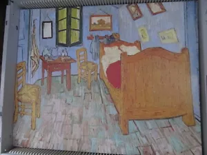 Camera da letto Vincent van Gogh ad Arles stampa impressionista vintage - 16" x 20" - NOS - Foto 1 di 3