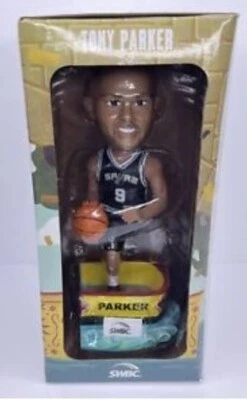 TONY PARKER  SAN ANTONIO SPURS 50th ANNIVERSARY LIMITED EDITION BOBBLEHEAD - Image 1 of 4