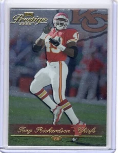 TONY RICHARDSON 2000 Playoff Prestige ROOKIE CARD #94 - CHIEFS - Foto 1 di 1
