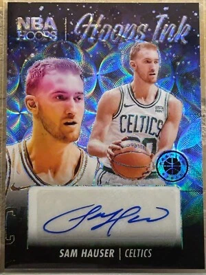 2023-24 Panini Premium Stock SAM HAUSER RC Rookie NBA Hoops Ink Prizm 72/75 - Image 1 of 3