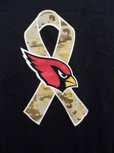 Arizona Cardinals Military USAA Men T-Shirt XL Graphic Short Sleeve Tee - Imagen 1 de 8