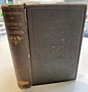 RARE Antique Book-1860-Principles of Physics Natural Philosophy-Peck Bliss - Picture 1 of 9