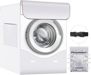 Copertura Lavatrice Coprilavatrice da Esterno Argento Esterni Impermeabile - Foto 1 di 6