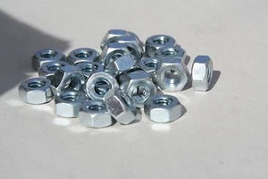 100 OR 250 OR 500 M1.6 A M3.5 TUERCAS HEXAGONALES MÉTRICAS DE ACERO INOXIDABLE A-2 - Imagen 1 de 1