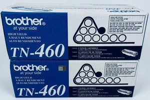 Genuine Brother TN-460 Black Toner Cartridge – 2 Pack High-Yield Set - Picture 1 of 4