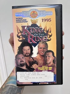 WWF King Of The Ring 1995 VHS Tape Coliseum Video Tested WWE Rare HTF OOP 90s - Picture 1 of 13