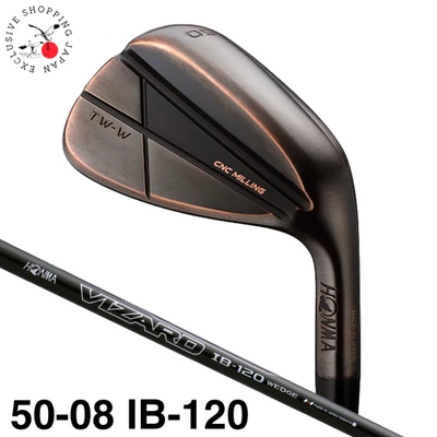 HONMA TW-W 2024 Copper Wedge 50-08 I-Sole Grind VIZARD IB-120 Graphite Shaft New - Image 1 of 4