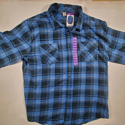 Hurley- Long Sleeve Ultra Soft Brushed Fabric Flannel Shirt - XXL -  New w/ Tags - Image 1 of 4