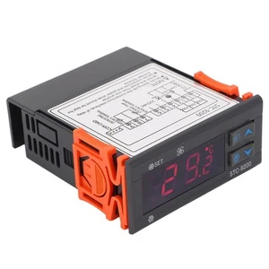 Digital Temperature Controller Double Sensor LED Screen Thermostat 220VAC✪ - Picture 1 of 12