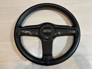 Restored BBS Italvolante 36mm 3-spoke steering wheel with leather and ca #PC72NA - Picture 1 of 8